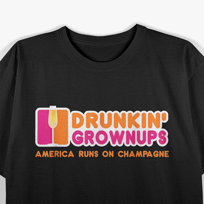 Funny Drinking Gift Champagne Lover Humor Party T-Shirt