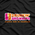 Funny Drinking Gift Champagne Lover Humor Party T-Shirt