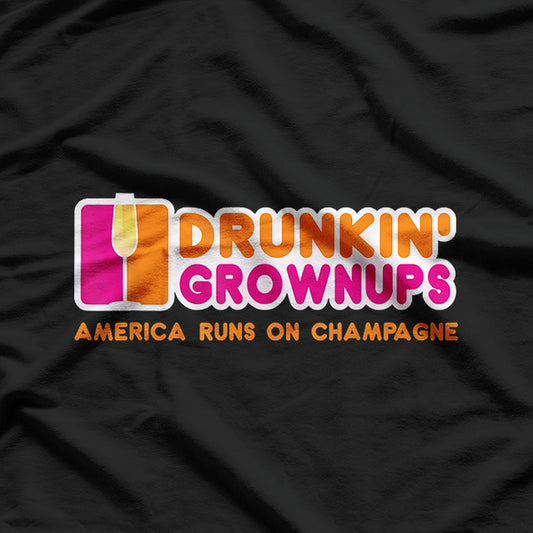 Funny Drinking Gift Champagne Lover Humor Party T-Shirt