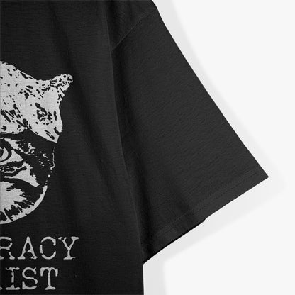 Funny Cat - Conspiracy Theorist T-Shirt