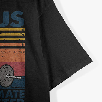Jesus The Ultimate Deadlifter Vintage Gym Christian T-Shirt