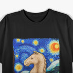 Starry Knight Funny Chess Design T-Shirt
