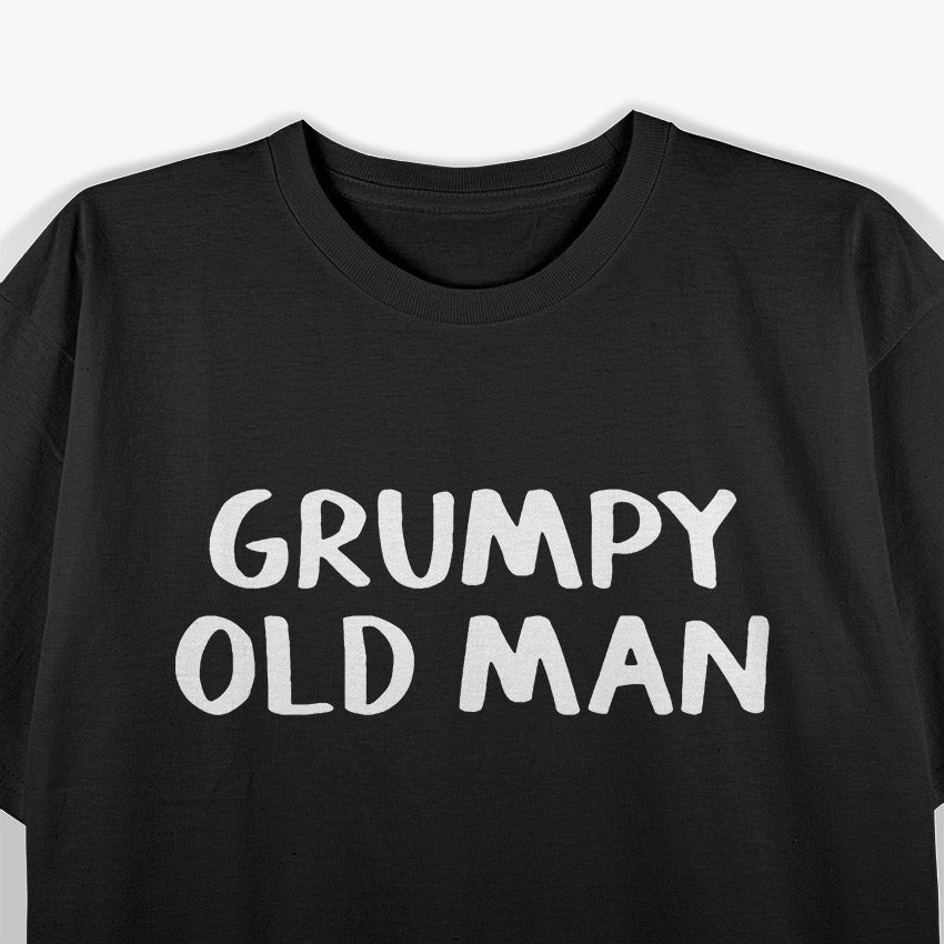 Grumpy Old Man Embracing the Charm of Senior Sass T-Shirt