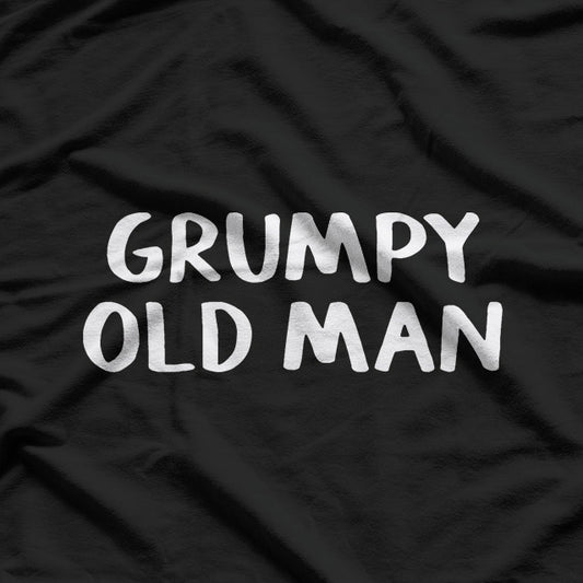 Grumpy Old Man Embracing the Charm of Senior Sass T-Shirt