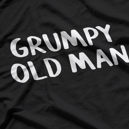 Grumpy Old Man Embracing the Charm of Senior Sass T-Shirt