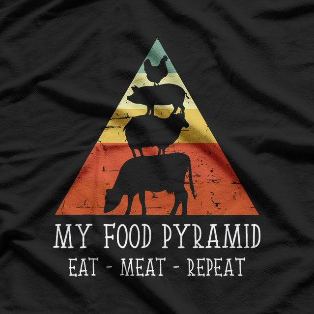 Vintage My Food Pyramid T-Shirt