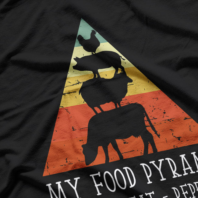 Vintage My Food Pyramid T-Shirt