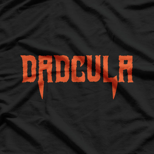 Dadcula Funny Halloween Dad Dracula Costume Vampire T-Shirt