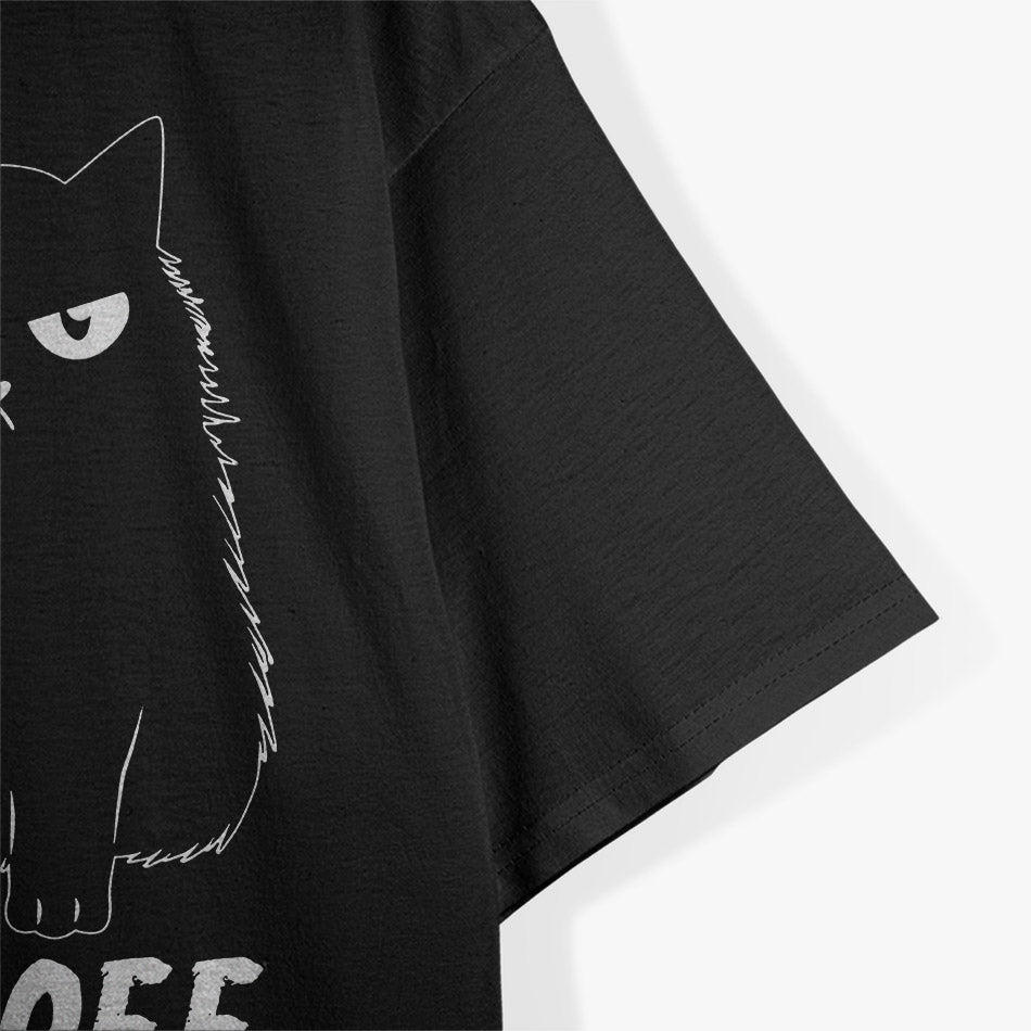 Hiss Off Cat Doodle with a Playful Attitude T-Shirt