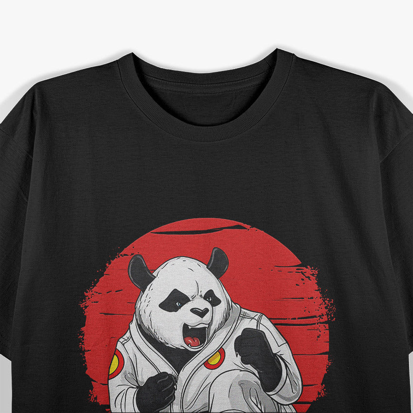 Panda Kickboxing Master Fun Martial Arts Lover T-Shirt