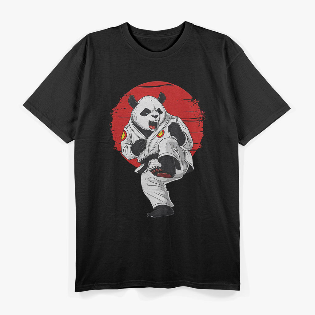 Panda Kickboxing Master Fun Martial Arts Lover T-Shirt