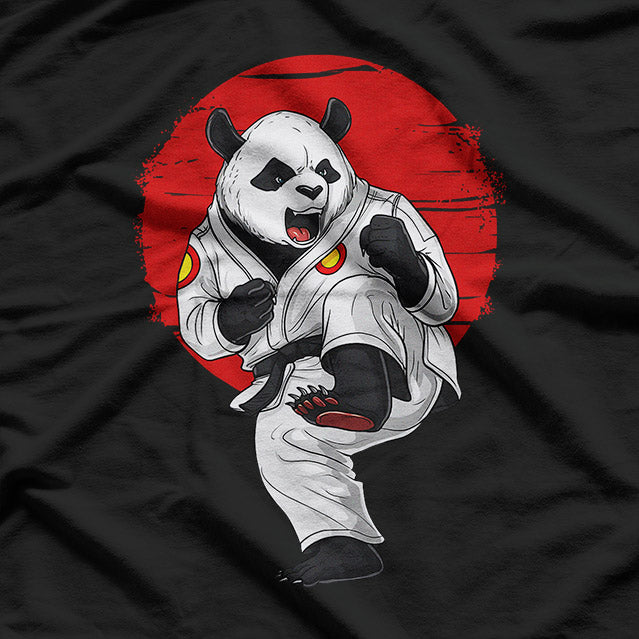 Panda Kickboxing Master Fun Martial Arts Lover T-Shirt