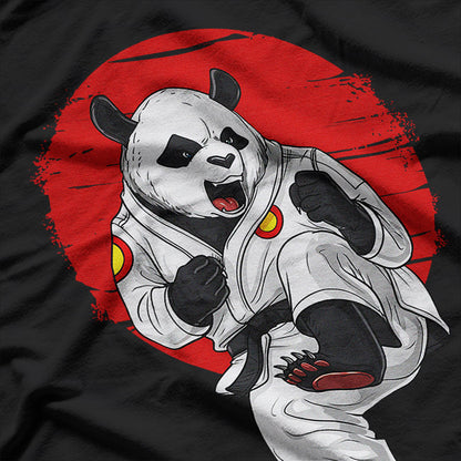 Panda Kickboxing Master Fun Martial Arts Lover T-Shirt