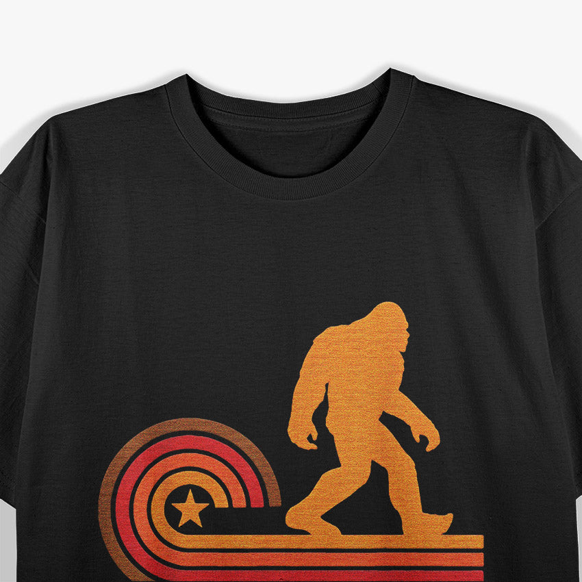 1970s Retro Style Bigfoot T-Shirt