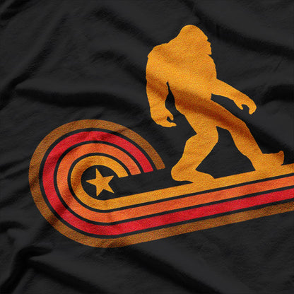 1970s Retro Style Bigfoot T-Shirt