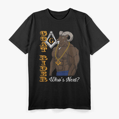 Mason Goat Rider Fun Father’s Day Humor Design T-Shirt