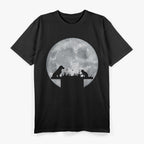Funny Dog And Cat Chess Game Animal Lovers Chess Players T-Shirt