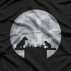 Funny Dog And Cat Chess Game Animal Lovers Chess Players T-Shirt