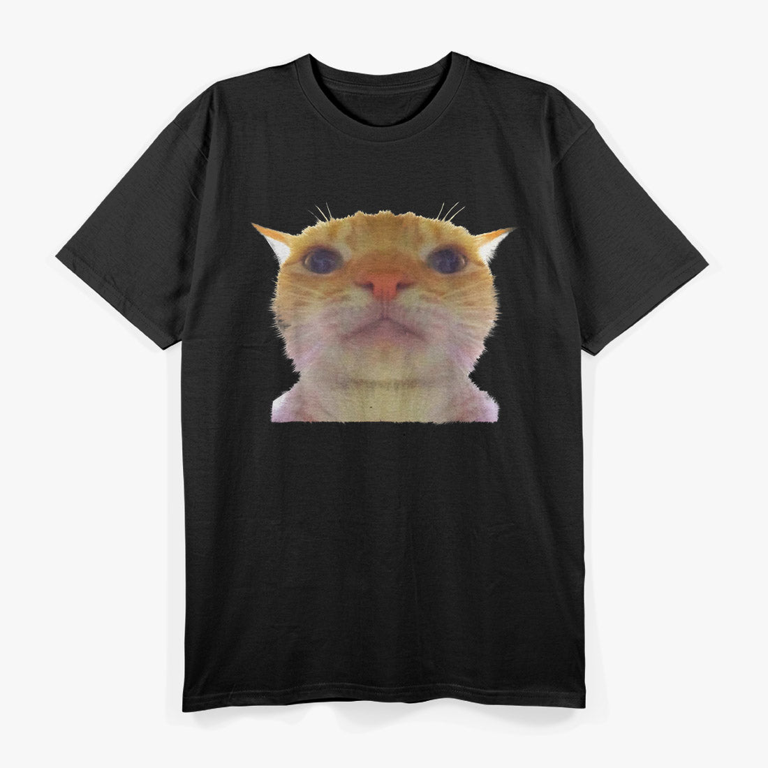 Staring Cat Meme Funny Swag Humor T-Shirt