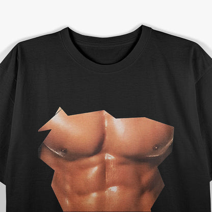 Classic Six-Pack Abs Humor Perfect Fitness Joke Design T-Shirt