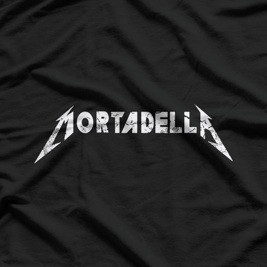 Mortadella Madness - Italian Food Meets Metal Humor T-Shirt