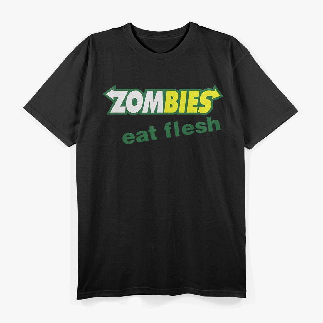 Zombies Eat Flesh Scary Food T-Shirt