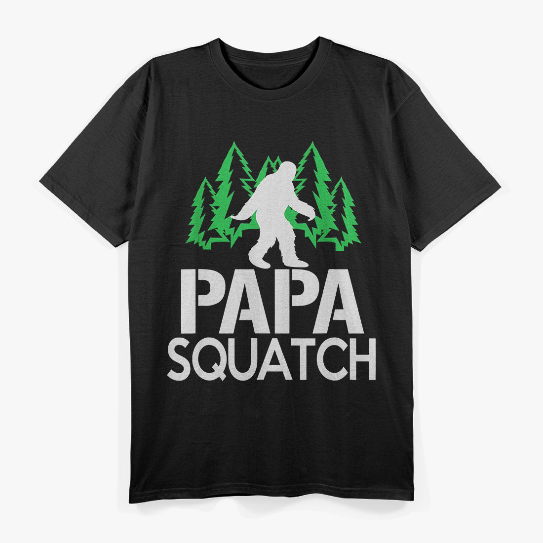 Papa Squatch Bigfoot Lover Gifts For Fun Dads T-Shirt