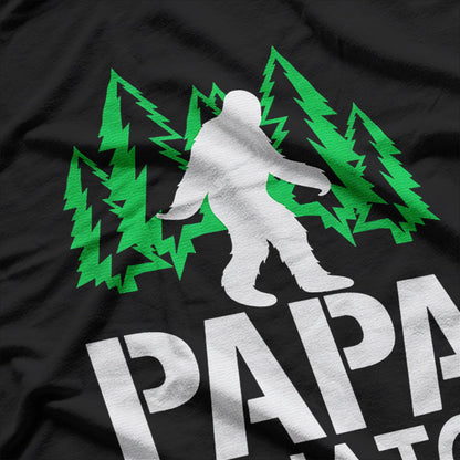 Papa Squatch Bigfoot Lover Gifts For Fun Dads T-Shirt