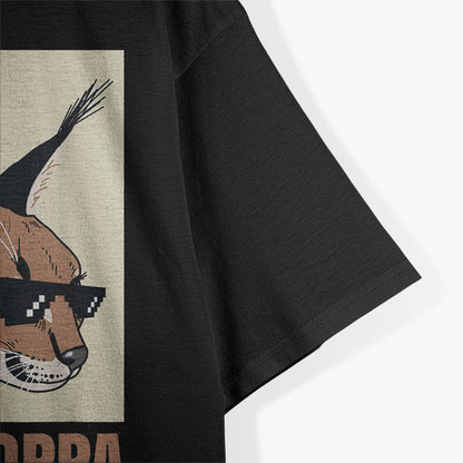 Big Floppa Meme Cat Funny Caracal Lover Humor T-Shirt