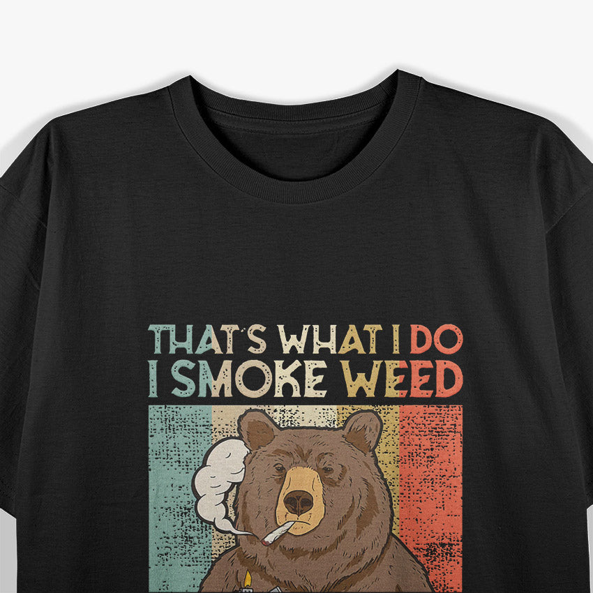 Funny Bear 420 Chill Vibes T-Shirt
