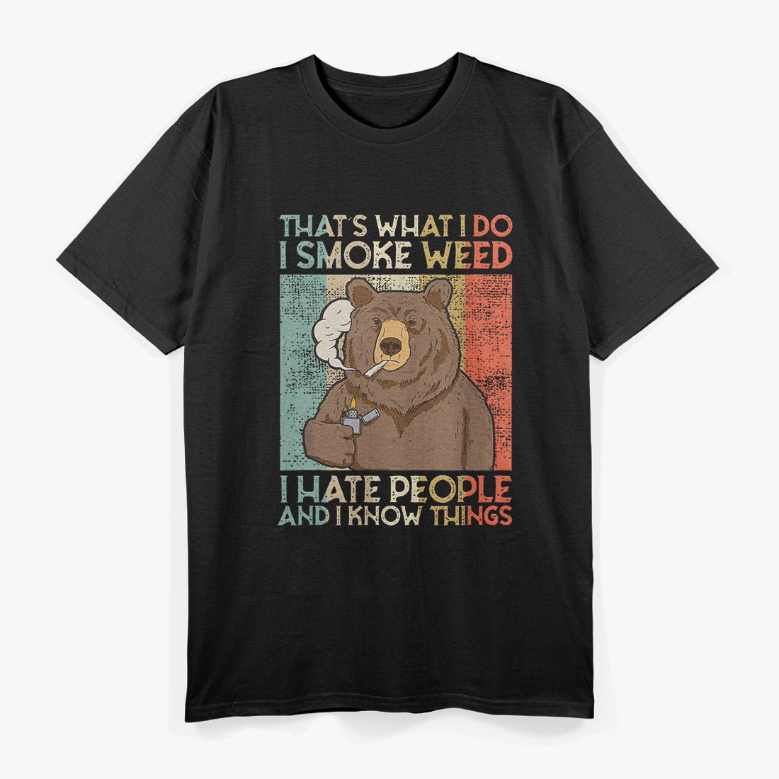 Funny Bear 420 Chill Vibes T-Shirt
