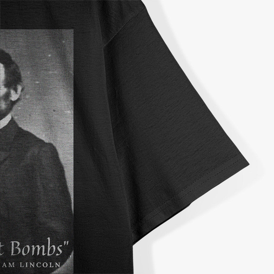 Drop Beats Not Bombs - Abraham Lincoln with a Beat T-Shirt