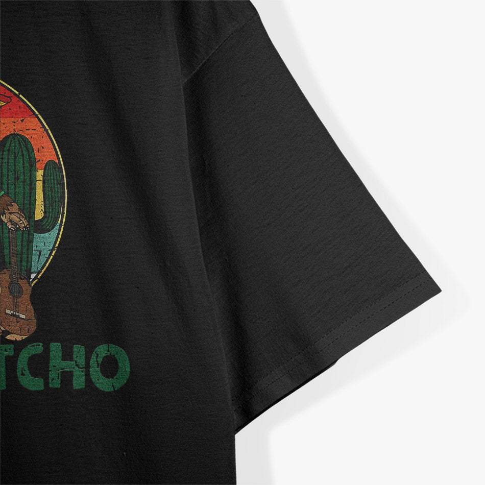 Squatcho Mexican Sasquatch Funny Hide And Seek Musician T-Shirt