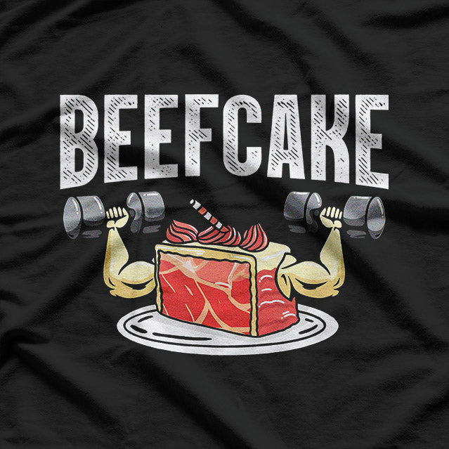 Funny Beefcake - Flexing with Humor T-Shirt