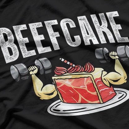 Funny Beefcake - Flexing with Humor T-Shirt