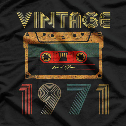 51 Years Old Vintage 1971 Made T-Shirt