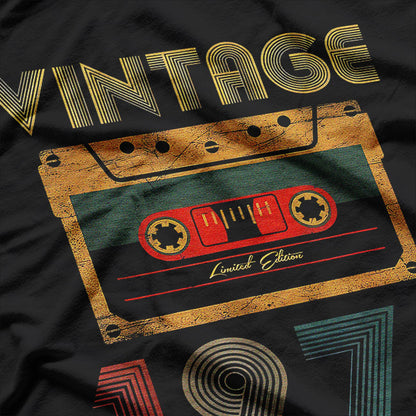 51 Years Old Vintage 1971 Made T-Shirt