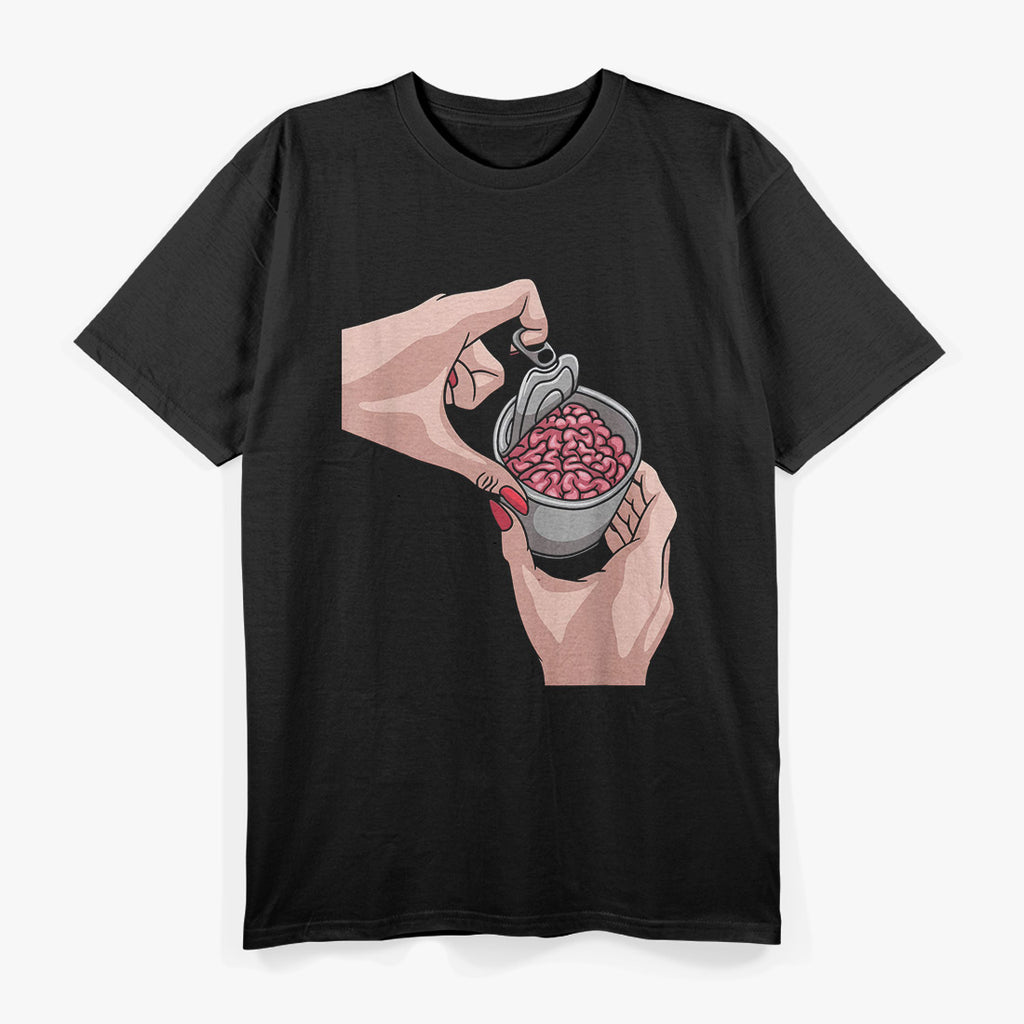 Brain Occult Gothic Mystery Dark Art Lover T-Shirt