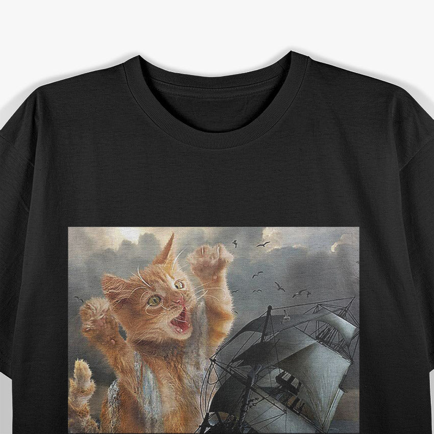The Kraken Meets Krakitten Funny Mythical Animal Design T-Shirt