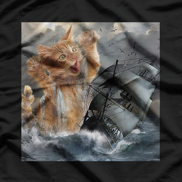 The Kraken Meets Krakitten Funny Mythical Animal Design T-Shirt