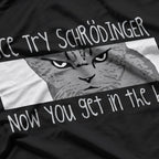 Quantum Physics Cat Funny Nerdy Science Enthusiast T-Shirt