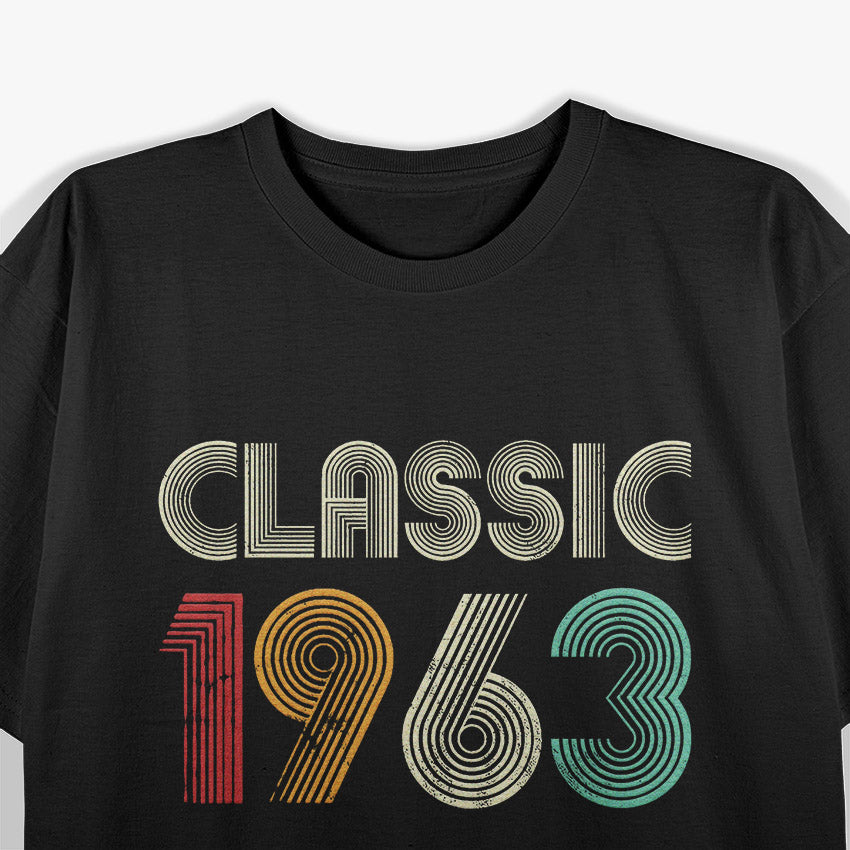 Classic 1963 - A Timeless Birthday Gift for the Vintage Soul T-Shirt