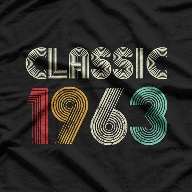 Classic 1963 - A Timeless Birthday Gift for the Vintage Soul T-Shirt