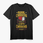 Rural Carriers Postal Worker Mail Delivery Mailman Postman T-Shirt