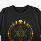 Sacred Geometry and Metatron's Cube Celestial Harmony T-Shirt
