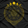 Sacred Geometry and Metatron's Cube Celestial Harmony T-Shirt
