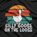 Silly Goose On The Loose Retro Vintage T-Shirt