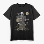 Skeleton Playing Acoustic Guitar T-Shirt