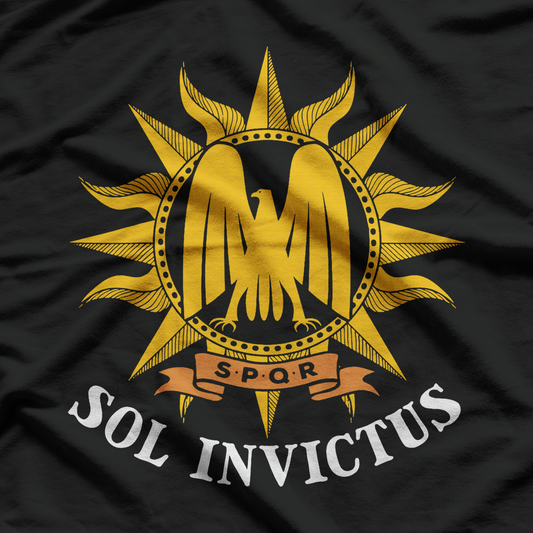 Sol Invictus SPQR Ancient Roman Eternal Sun T-Shirt