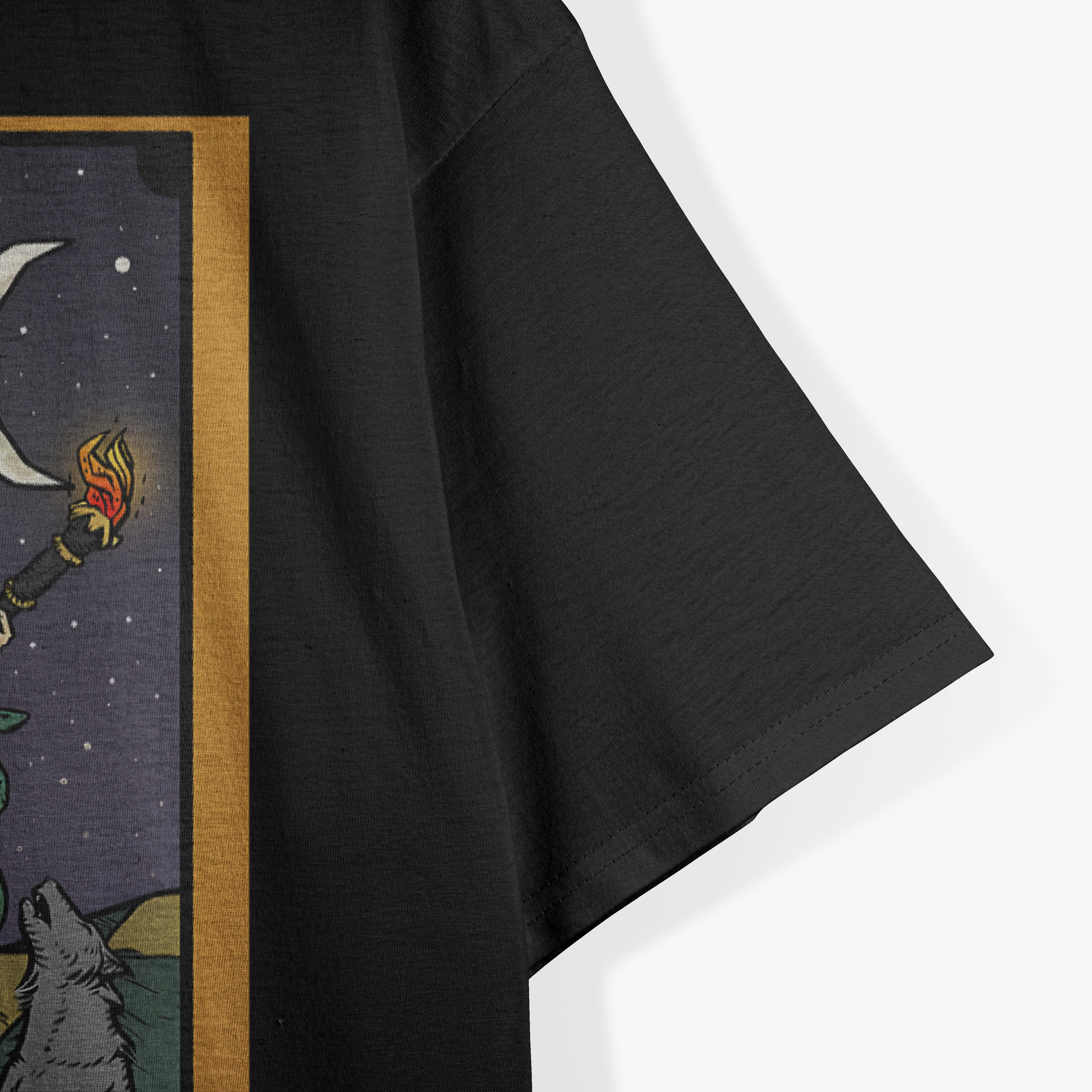 Tarot Cards and Goddess Tapestry - Mystical Art for Spiritual T-Shirt